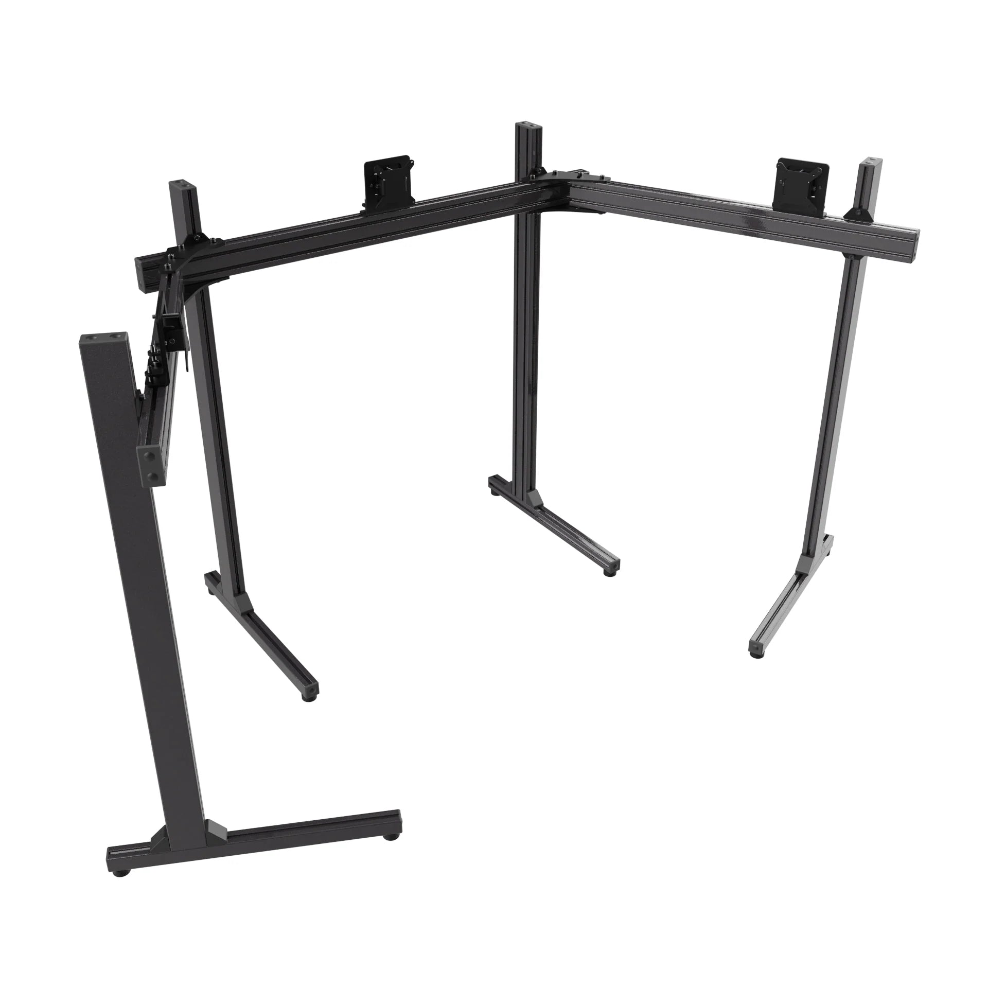 Freestanding Triple TV & Monitor Stand (Up to 50" TV or 45" Ultrawide)