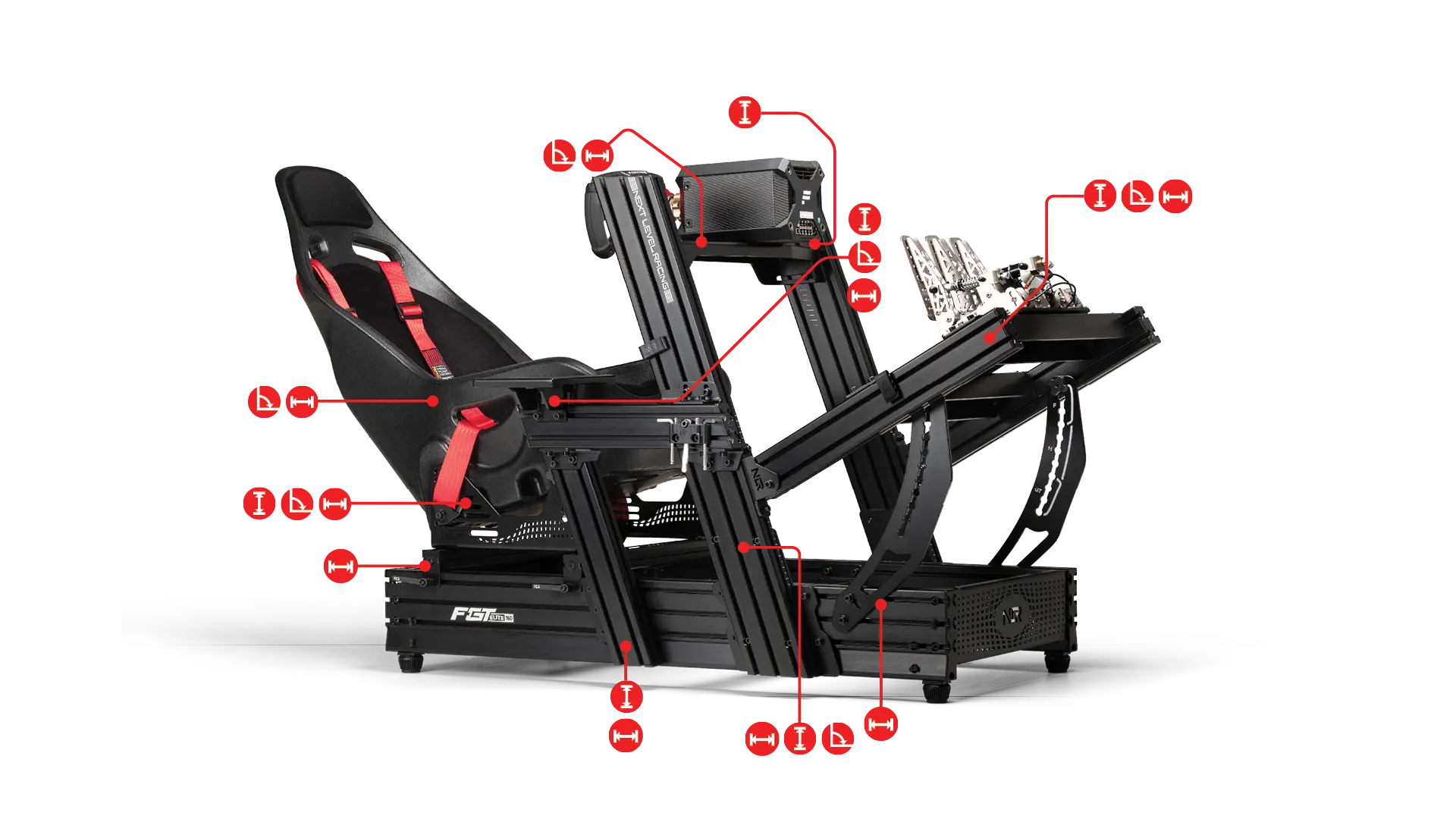 Next Level Racing F-GT Elite 160 Scuderia Ferrari Edition (NLR-E048)