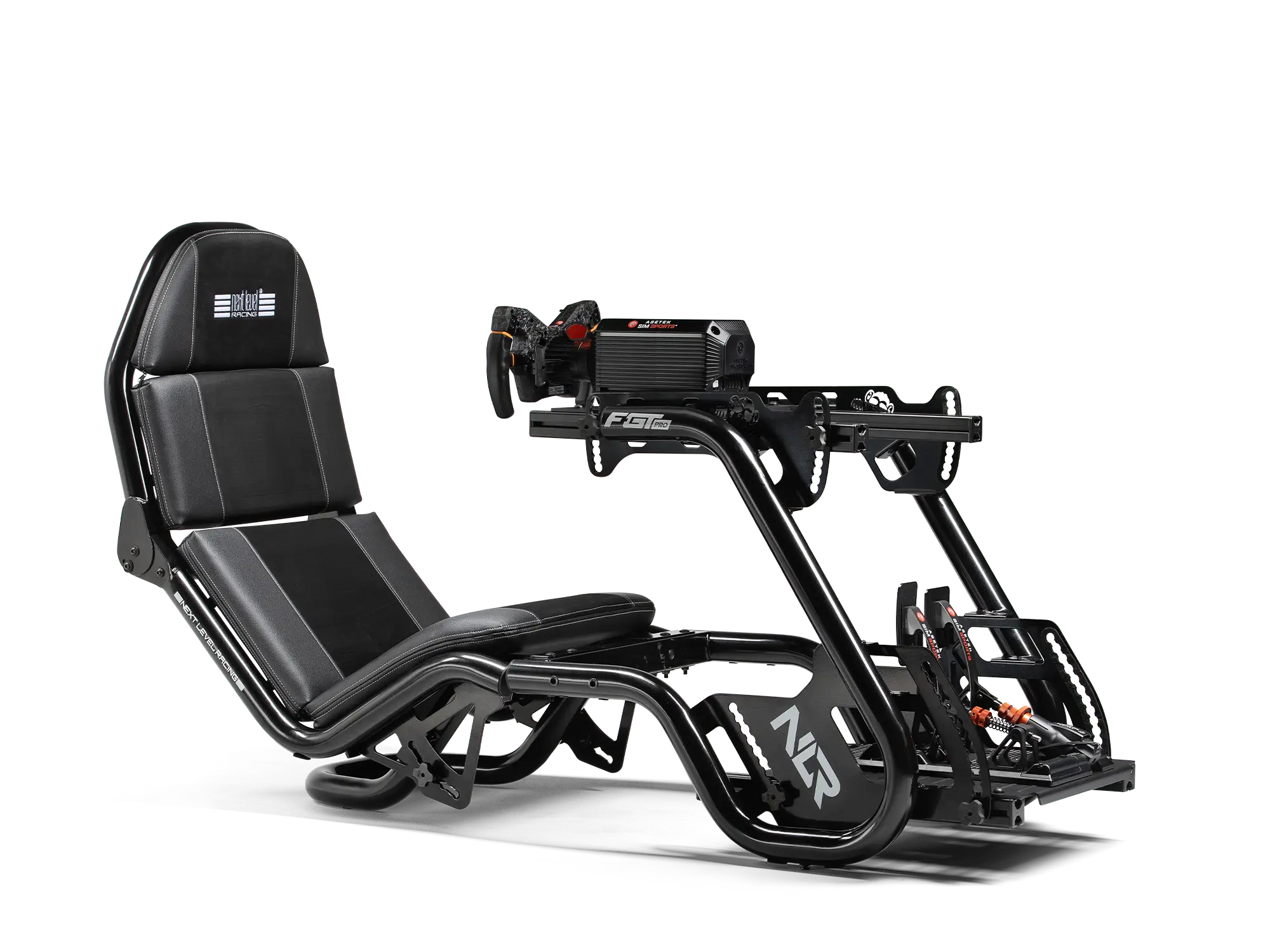 Next Level Racing F-GT Pro Formula and GT Racing Simulator Cockpit - Grey Edition (NLR-R002)
