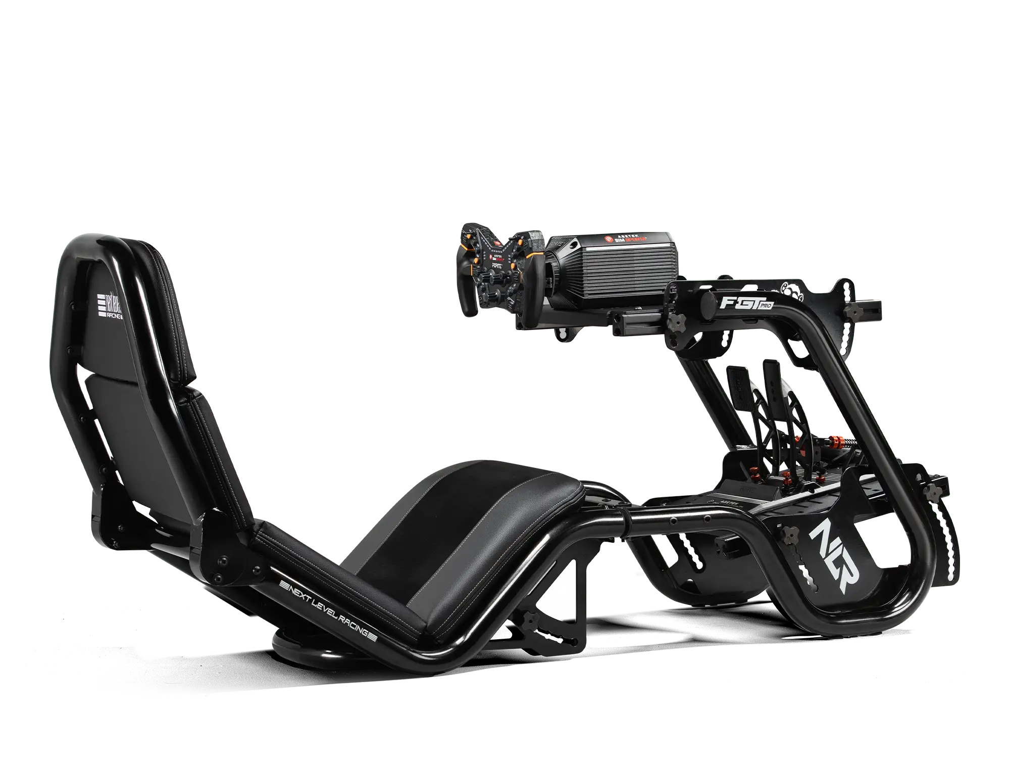 Next Level Racing F-GT Pro Formula and GT Racing Simulator Cockpit - Grey Edition (NLR-R002)